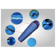 Спальний мішок KingCamp Treck 450L (KS3193) Left Blue