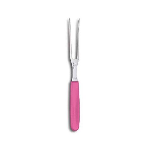 Кухонна вилка Victorinox Carving Flat рожева (5.2106.15L5B)