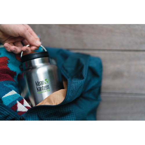 Термобутилка Klean Kanteen TKWide Loop Cap Brushed Stainless 1900 ml