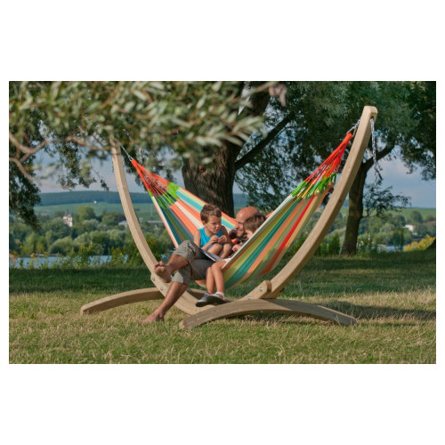 Гамак зі стійкою La Siesta DOH188CNS201 coral