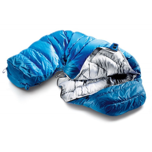 Спальний мішок Deuter Trek Lite 8, cobalt-steel, правий