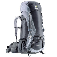 Рюкзак Deuter Aircontact, 45 + 10 л, black-titan