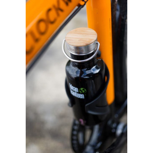 Стальная крышка с бамбуком Klean Kanteen Stainless Unibody Bamboo Cap