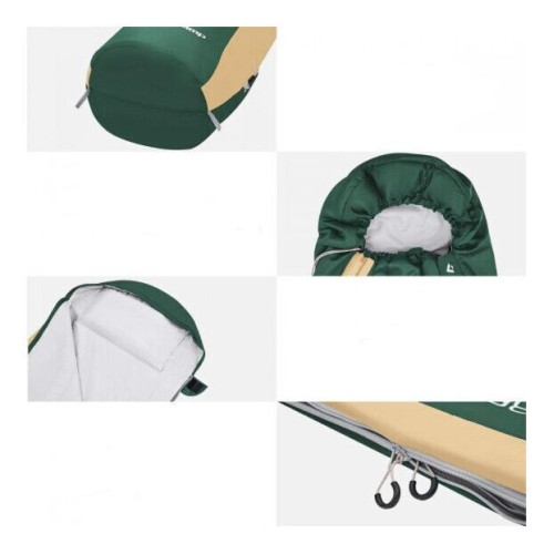 Спальний мішок KingCamp BREEZE 70 (KS2020) L DARKGREEN