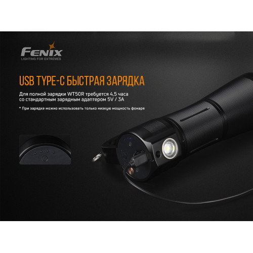 Ліхтар ручний Fenix WT50R