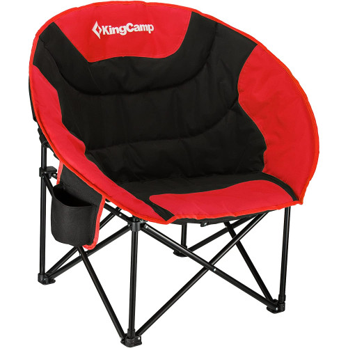 Шезлонг KingCamp Moon Leisure Chair (KC3816) Black / Red Шезлонг KingCamp Moon Leisure Chair (KC3816) Black / Red