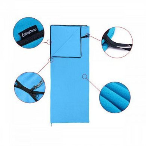 Спальний мішок KingCamp Spring (KS3102) Left Blue
