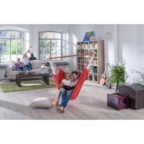 Стілець-гамак зі стійкою La Siesta CUL212ROA168 cherry