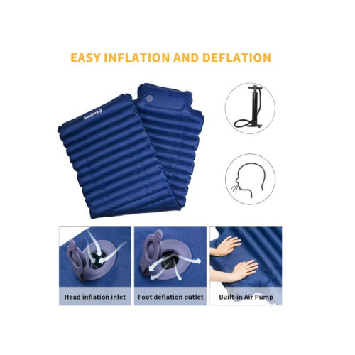 Надувний килимок KingCamp Comfort Light (KM1903) NAVY