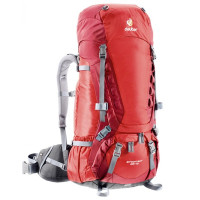 Рюкзак Deuter Aircontact, 45 + 10 л, fire-cranberry