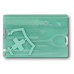 Складной нож Victorinox SWISSCARD Fresh Energy SE 82х54х4мм/10функ/голуб /ножн/ручка