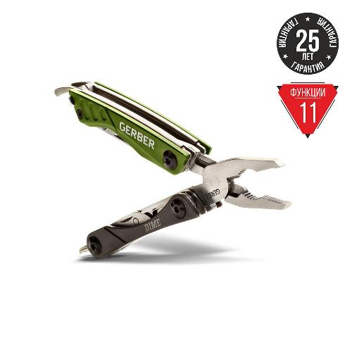 Мультитул Gerber Dime Micro Tool зелений блістер (1014031)