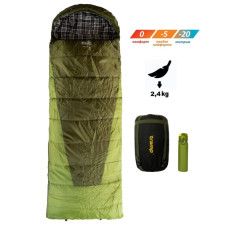 Спальный мешок Tramp Sherwood Long одеяло левый темно-оливковый/серый 230/100 TRS-054L