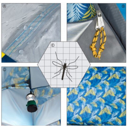 Намет KingCamp POSITANO (KT3099) PALMBLUE