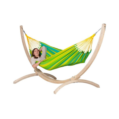 Гамак зі стійкою La Siesta SNH144CNS121 lime