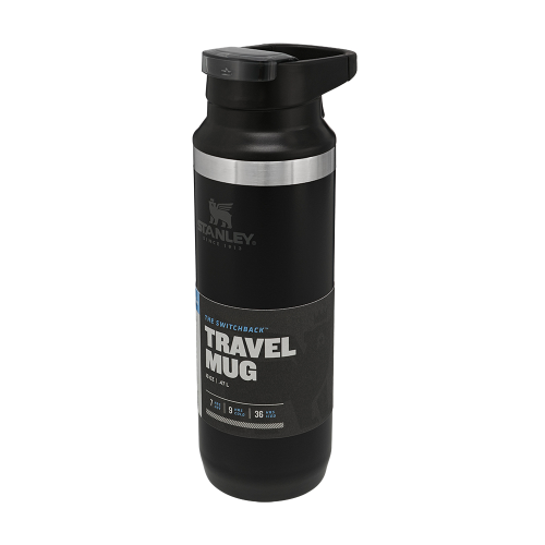 Термокухоль Stanley Mountain Switchback Matte, 0.47 л чорна (6939236334259)
