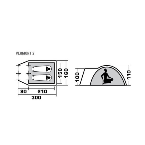 Намет Trek Planet 70107|8 Vermont 2