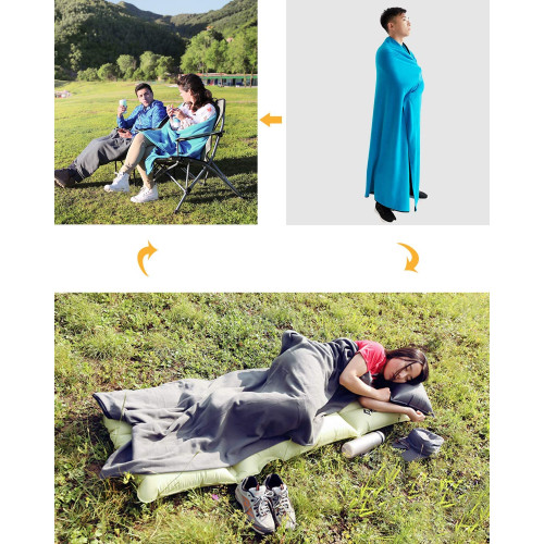 Спальний мішок KingCamp Spring (KS3102) Left Blue
