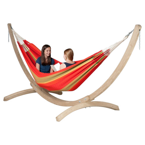 Гамак зі стійкою La Siesta FLH182CNS201 chilli