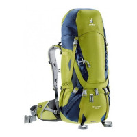 Рюкзак Deuter Aircontact, 45 + 10 л, moss-navy Рюкзак Deuter Aircontact, 45 + 10 л, moss-navy