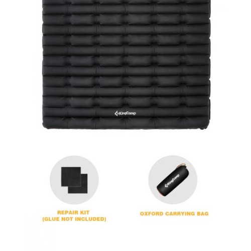 Самонадувний матрац KingCamp SUPER COMFORT DOUBLE (KM1906) BLACK