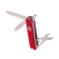 Ніж Victorinox СLASSIC SD напівпрозорий червоний 0.6223.T Ніж Victorinox СLASSIC SD напівпрозорий червоний 0.6223.T