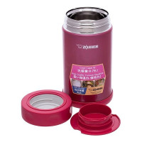 Пищевой термоконтейнер ZOJIRUSHI SW-FCE75PJ 0.75 л ц:малиновый