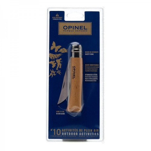 Ніж Opinel 10 VRI, блістер (001255)