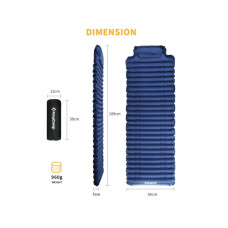 Надувний килимок KingCamp Comfort Light (KM1903) NAVY
