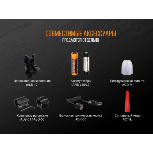 Ліхтар ручний Fenix TK25 Red
