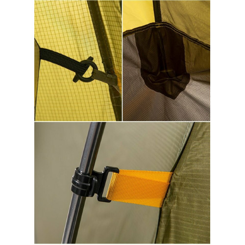 Намет надлегкий двомісний Naturehike Could Tourer Motercycle NH19ZP013, 40D, зелений