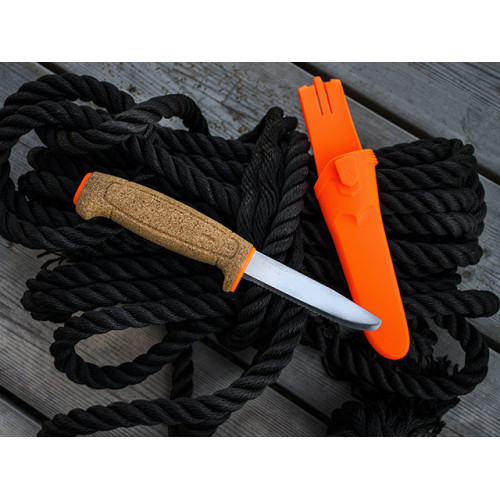 Ніж Morakniv Floating Serrated Knife, нержавіюча сталь, пробкова ручка, 13131