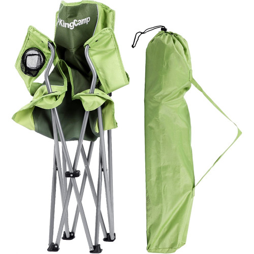 Шезлонг KingCamp Arms Chairin Steel (KC3818) Green