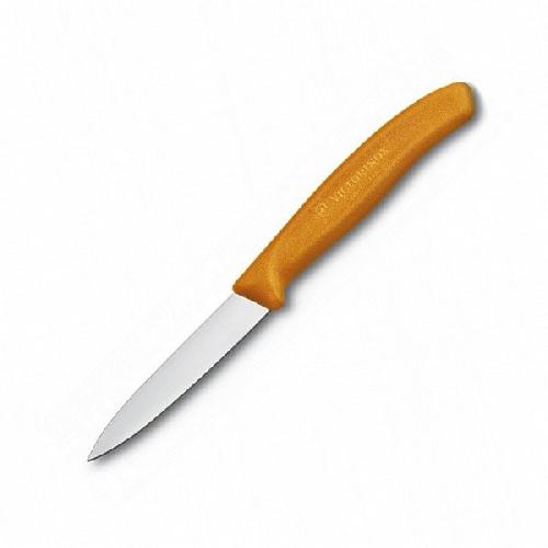 Ніж кухонний Victorinox SwissClassic Paring помаранчевий (Vx67606.L119)