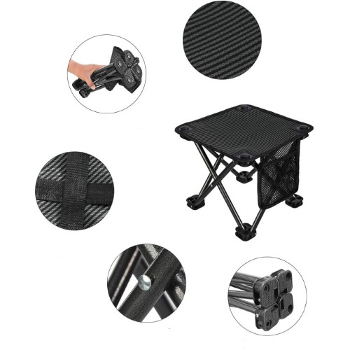Складаний стілець KingCamp MINI FOLDING STOOL (KC1903) CAMOUFLAGEGREEN
