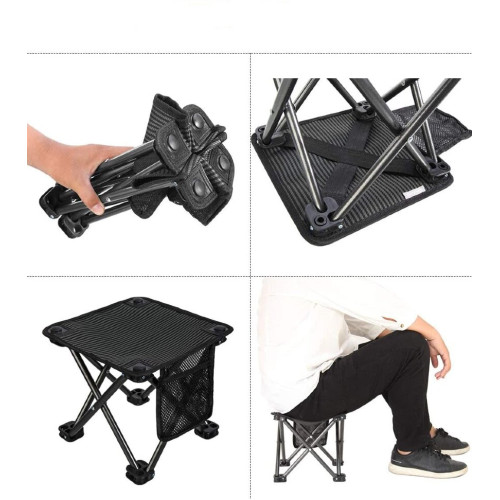 Складаний стілець KingCamp MINI FOLDING STOOL (KC1903) CAMOUFLAGEGREEN