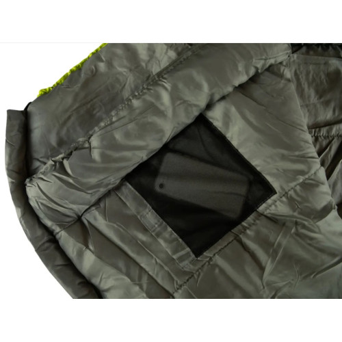 Спальный мешок Tramp Hiker Long кокон левый оливковый/серый 230/90-55 TRS-051L