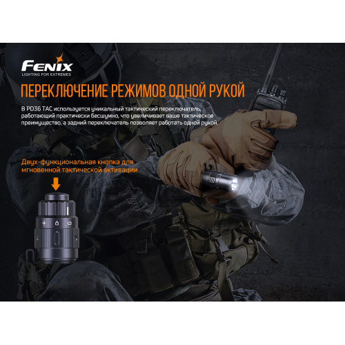 Ліхтар ручний Fenix PD36TAC Ліхтар ручний Fenix PD36TAC
