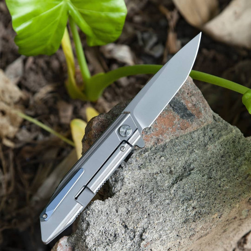 Нiж складний Bestech Knife SHOGUN Grey BT1701A