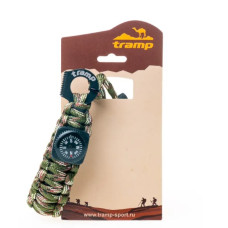 Браслет выживальщика Tramp (кресало/огниво, 2м паракорда) камуфляж