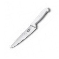 Ніж кухонний Victorinox Fibrox Carving обробний 15 см білий (Vx52007.15) Ніж кухонний Victorinox Fibrox Carving обробний 15 см білий (Vx52007.15)