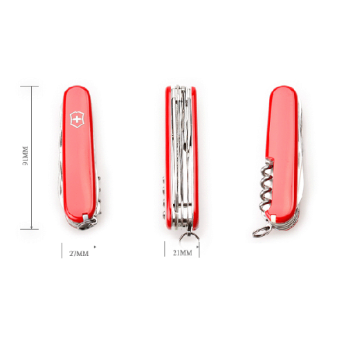 1.3713 Ніж Victorinox Swiss Army Huntsman червоний