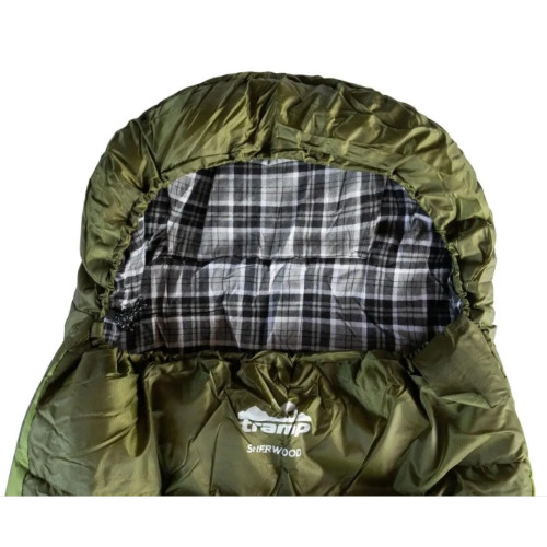 Спальный мешок Tramp Sherwood Long одеяло левый темно-оливковый/серый 230/100 TRS-054L