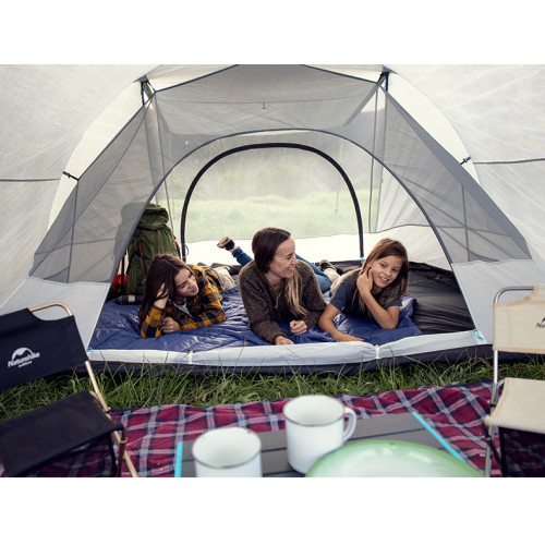 Намет тримісний Naturehike Cloud Fun NH19ZP006, 210T/Silver Coated, білий Намет тримісний Naturehike Cloud Fun NH19ZP006, 210T/Silver Coated, білий