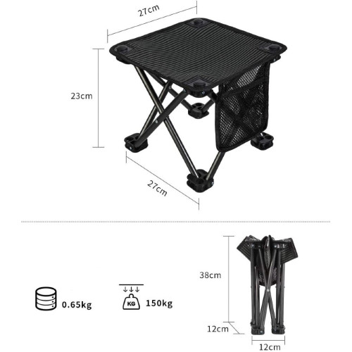 Складаний стілець KingCamp MINI FOLDING STOOL (KC1903) CAMOUFLAGEGREEN