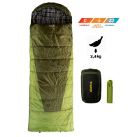 Спальный мешок Tramp Sherwood Long одеяло правый темно-оливковый/серый 230/100 TRS-054L-R