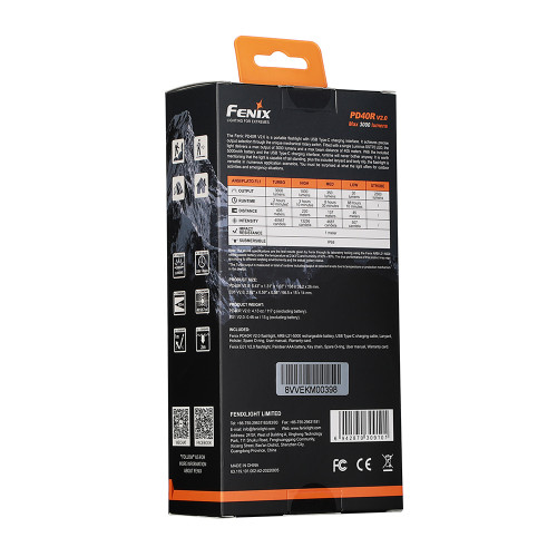 Ліхтар ручний Fenix PD40R V2.0 + Ліхтар ручний Fenix E01 V2.0 у подарунок