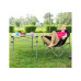 Шезлонг KingCamp Heavy duty steel folding chair (KC3976) Black / grey