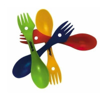 Ложка-вилка (ловилка) пластмассовая Tramp желтая Ложка-вилка (ловилка) пластмассовая Tramp желтая