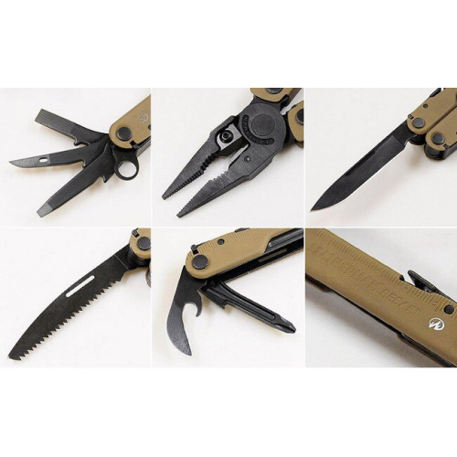 832406 Мультиінструмент LEATHERMAN Rebar Coyote, картонна коробка, синтетичний чохол